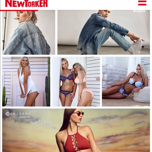 SALE♨️beach shorts New Yorker ©️ensored Beachwear⛱ - Picture 2 of 8